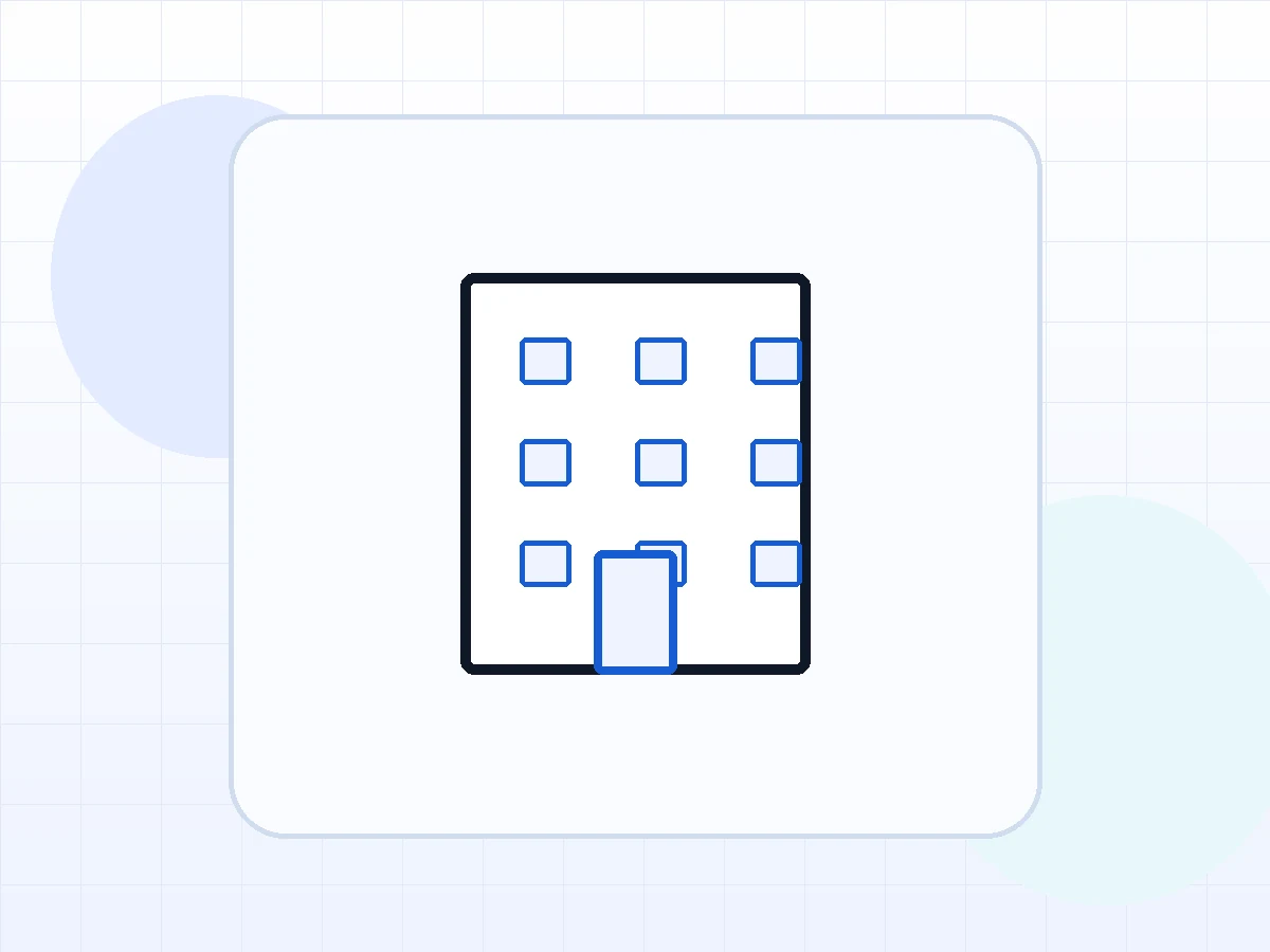 Ilustración de un edificio residencial con instalación eléctrica